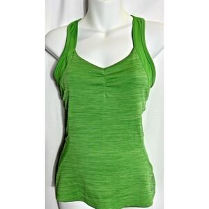 Reebok Y2K Babydoll Athletic Tank Size XS Razorback Green Tenniscore Preppy Golf